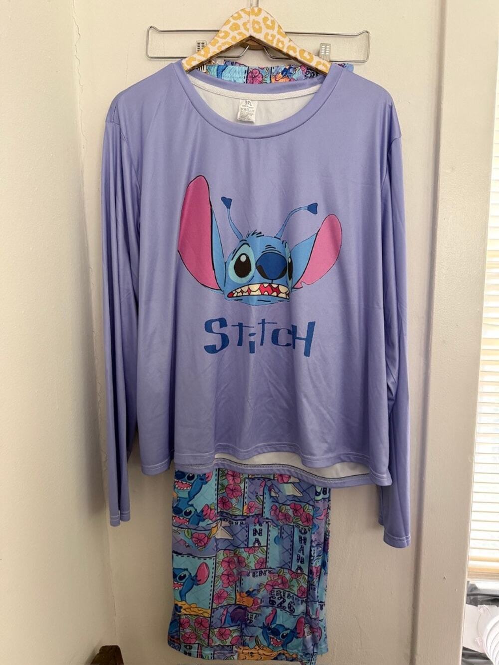 Disney Stitch Women's Plus Pajama Set | Size 5XL